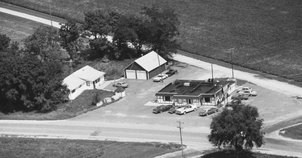Vintage Aerial photo from 1983 in Grundy County, IL