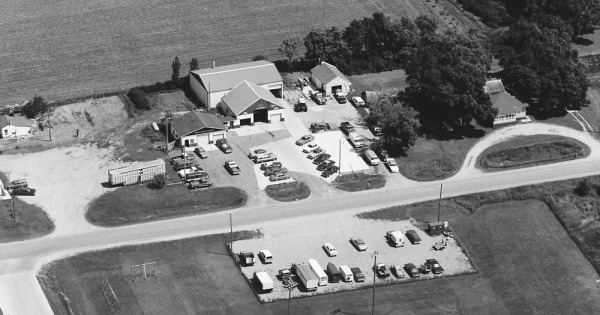 Vintage Aerial photo from 1983 in Nobles County, MN