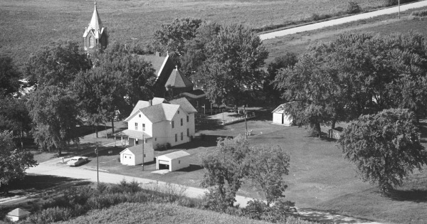 Vintage Aerial photo from 1981 in Warren County, IA