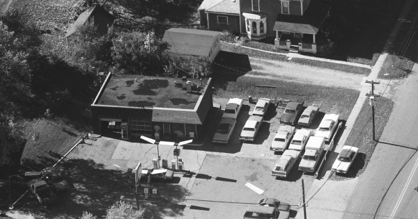 Vintage Aerial photo from 1981 in Hillsdale County, MI