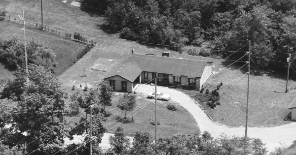 Vintage Aerial photo from 1985 in Wayne County, MI