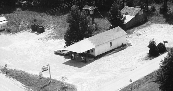 Vintage Aerial photo from -1986 in Columbia County, AR