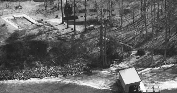 Vintage Aerial photo from 1985 in Gloucester County, VA