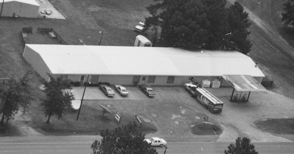 Vintage Aerial photo from 1986 in Sabine Parish, LA
