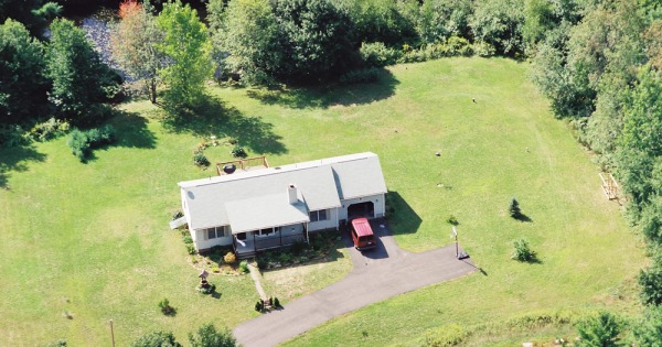 Vintage Aerial photo from 1999 in Hampden County, MA
