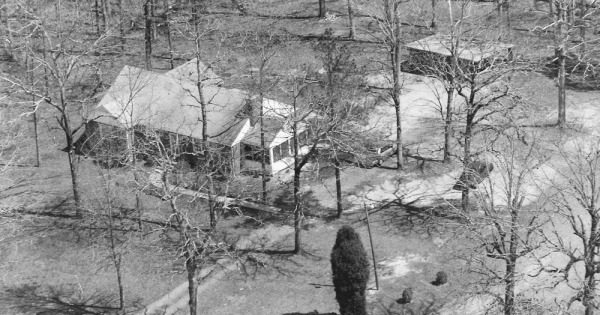 Vintage Aerial photo from 1997 in Chatham County, NC