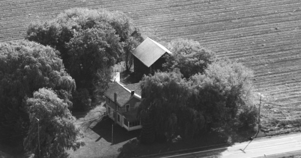 Vintage Aerial photo from 1982 in Tompkins County, NY