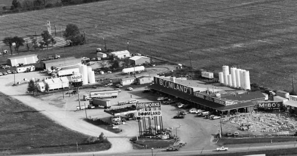 Vintage Aerial photo from 1984 in Mississippi County, MO