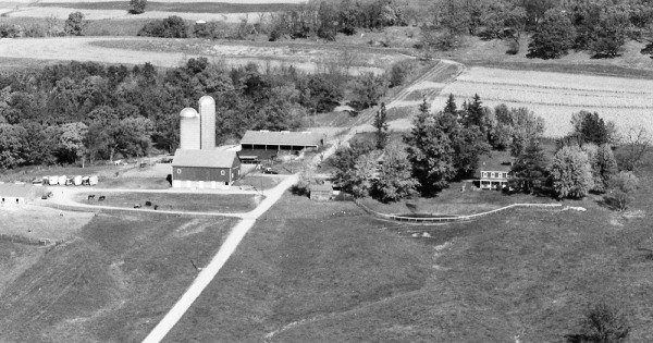 Vintage Aerial photo from 1980 in Jo Daviess County, IL