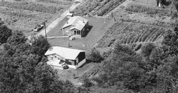 Vintage Aerial photo from 1983 in Boone County, WV
