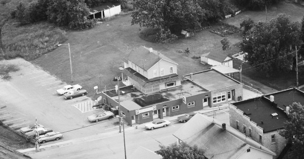 Vintage Aerial photo from 1978 in Columbia County, WI