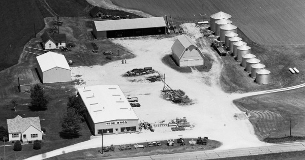 Vintage Aerial photo from 1976 in Callaway County, MO