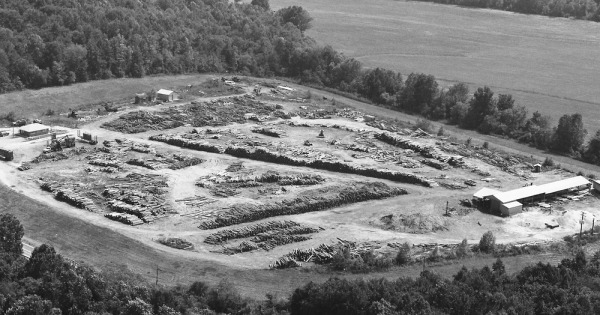 Vintage Aerial photo from 1993 in Goochland County, VA