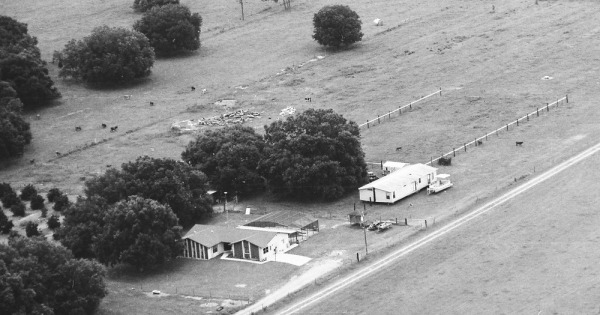 Vintage Aerial photo from 1992 in Osceola County, FL