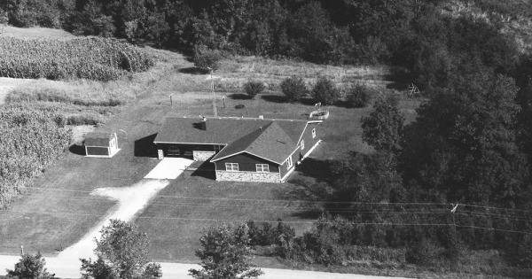 Vintage Aerial photo from 1993 in Porter County, IN