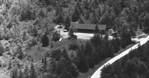 Vintage Aerial photo from 1972 in Wabash County, IN
