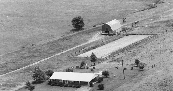 Vintage Aerial photo from 1978 in Hardin County, KY