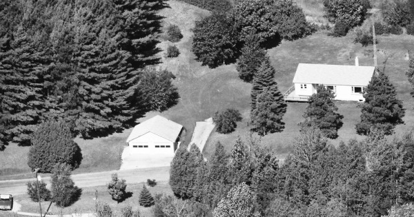 Vintage Aerial photo from 1989 in Leelanau County, MI