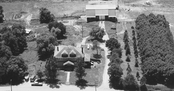 Vintage Aerial photo from 1983 in Ida County, IA