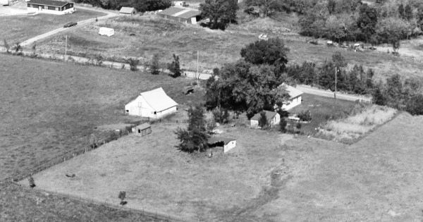Vintage Aerial photo from 1981 in Gentry County, MO