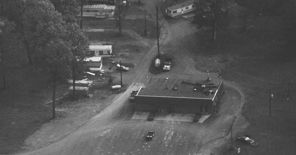 Vintage Aerial photo from 1986 in Belmont County, OH