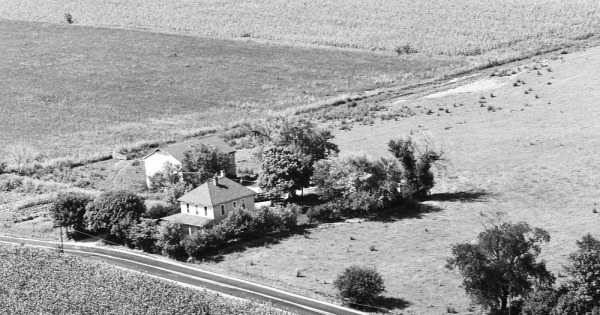 Vintage Aerial photo from 1974 in Clark County, OH