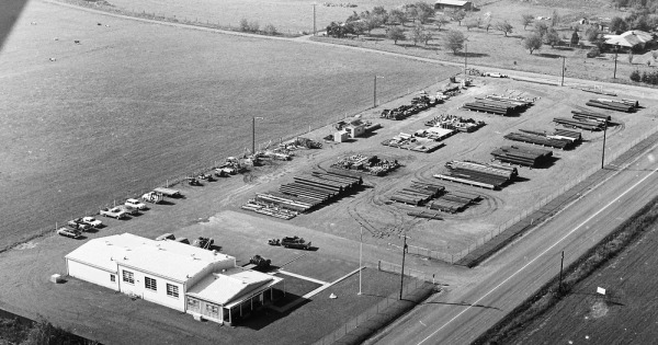 Vintage Aerial photo from 1968 in Clark County, WA