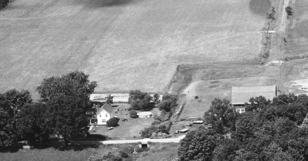 Vintage Aerial photo from 1973 in St. Clair County, MI