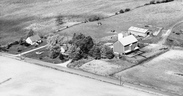 Vintage Aerial photo from 1966 in Noble County, IN