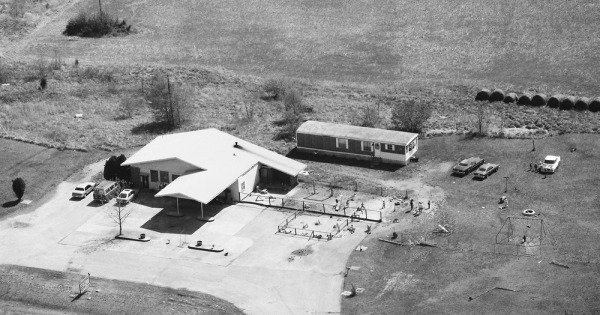 Vintage Aerial photo from 1987 in Morgan County, AL