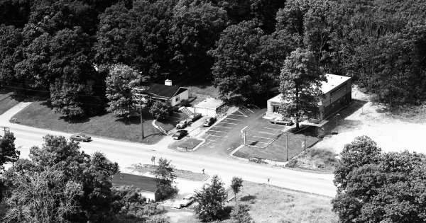 Vintage Aerial photo from 1973 in Lake County, IL