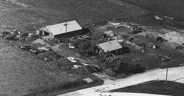 Vintage Aerial photo from 1969 in Seneca County, OH