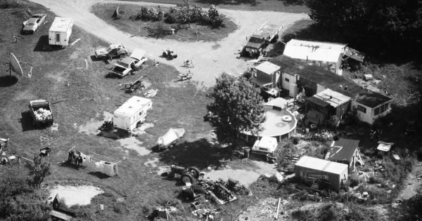Vintage Aerial photo from 1987 in Oswego County, NY
