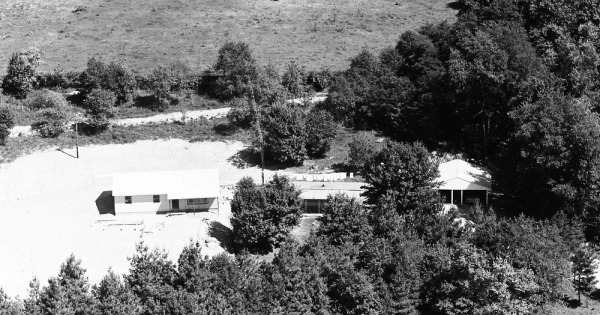 Vintage Aerial photo from 1967 in Guernsey County, OH