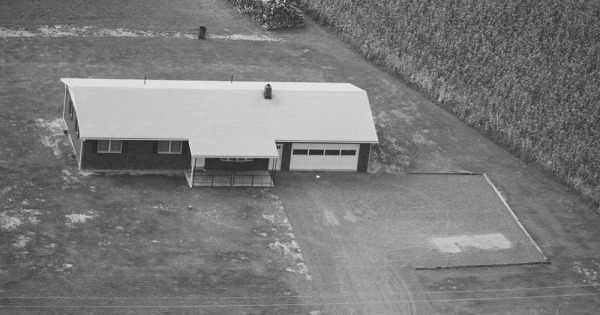 Vintage Aerial photo from 1980 in Perry County, PA