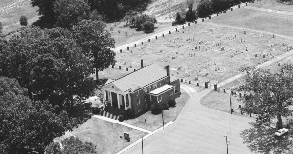 Vintage Aerial photo from 1991 in Prince Edward County, VA