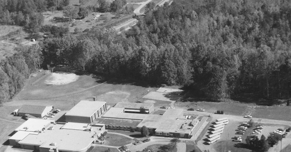 Vintage Aerial photo from 1995 in McDowell County, NC