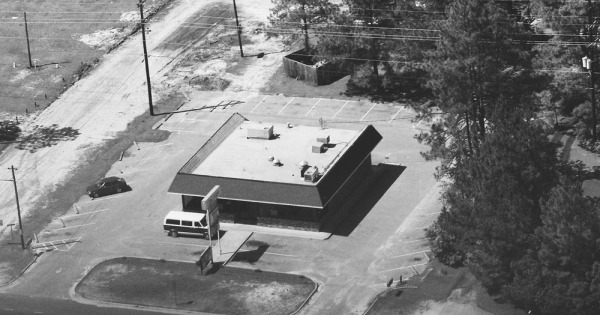Vintage Aerial photo from 1984 in Effingham County, GA