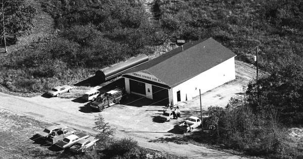 Vintage Aerial photo from -1986 in Chester County, SC