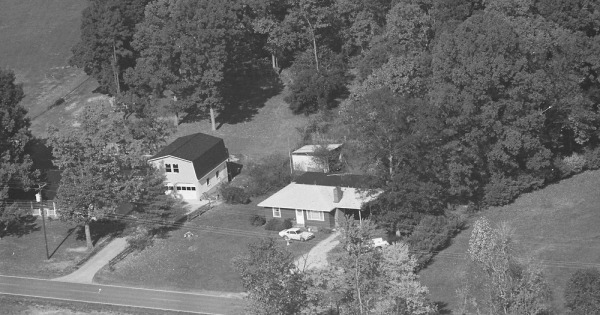 Vintage Aerial photo from -1986 in Catawba County, NC