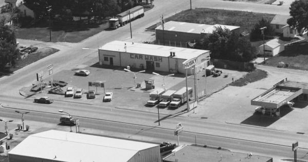 Vintage Aerial photo from 1984 in Buffalo County, NE