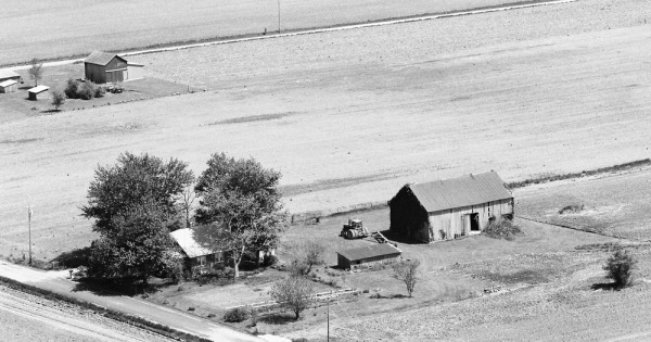 Vintage Aerial photo from 1985 in Ripley County, IN