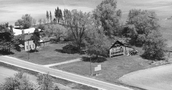 Vintage Aerial photo from 1982 in Wells County, IN