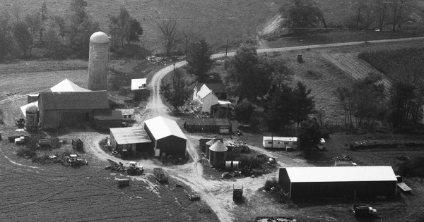 Vintage Aerial photo from 1990 in Cecil County, MD