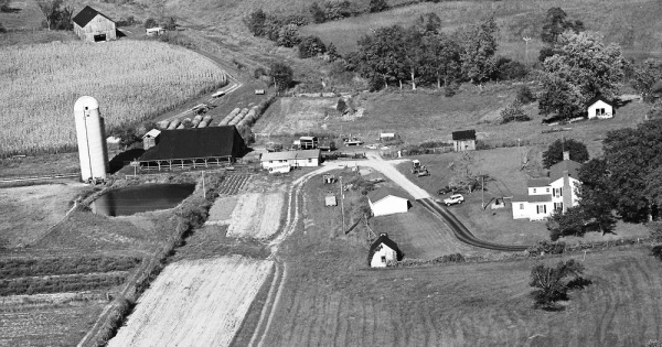 Vintage Aerial photo from 1981 in Lincoln County, KY