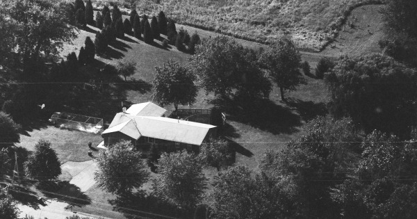 Vintage Aerial photo from 1993 in Porter County, IN