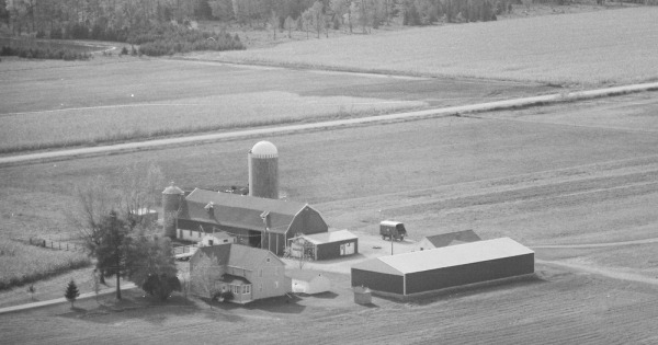 Vintage Aerial photo from 1979 in Wood County, WI