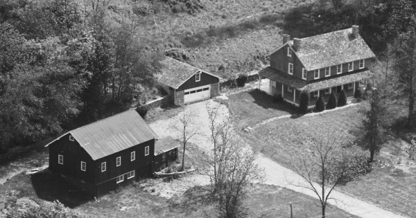 Vintage Aerial photo from 1986 in Chester County, PA