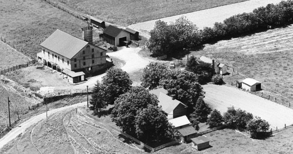 Vintage Aerial photo from 1966 in Washington County, PA