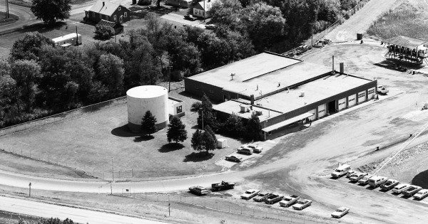 Vintage Aerial photo from 1973 in Peoria County, IL